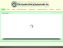 Tablet Screenshot of gardenclubofjacksonville.org